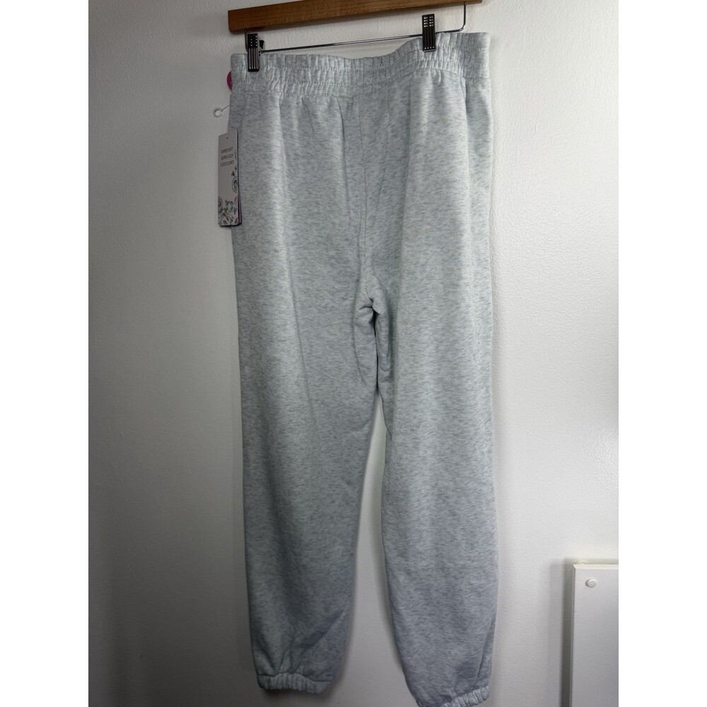 Bloom Seasons Womens XL Gray Fleece Jogger Sweatpants Soft Cozy Lounge Pants - Picture 7 of 8
